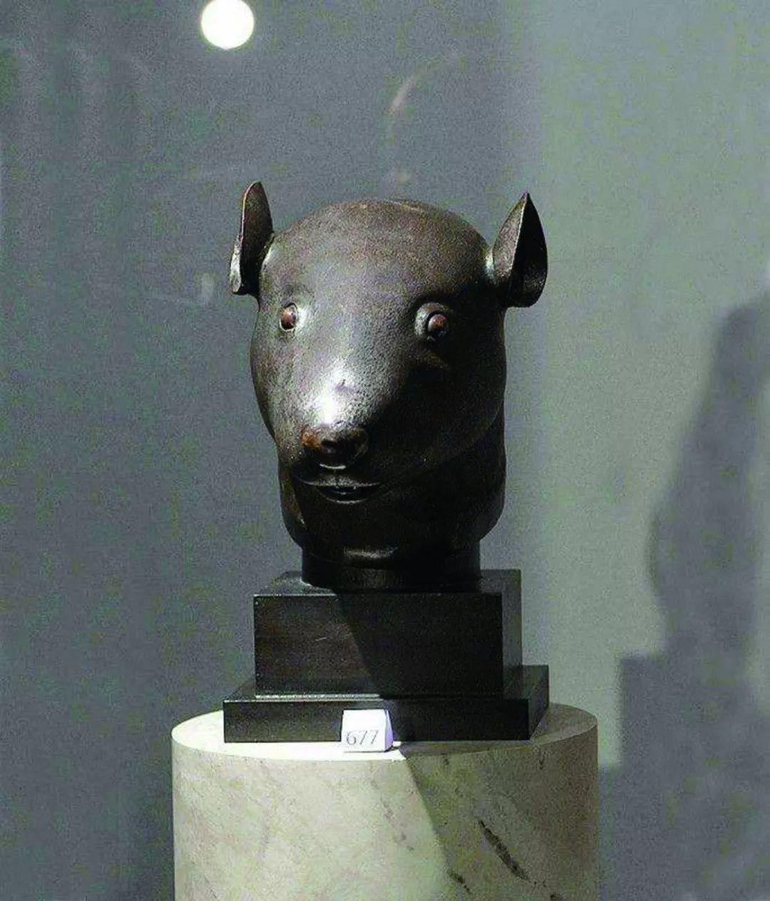 清 圆明园鼠首铜像 中国国家博物馆藏清代 玉鼠支神 上海博物馆藏四川