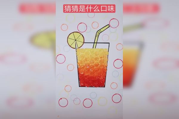 朵朵愛畫畫親子時光同城熱點顏料很好畫的飲料