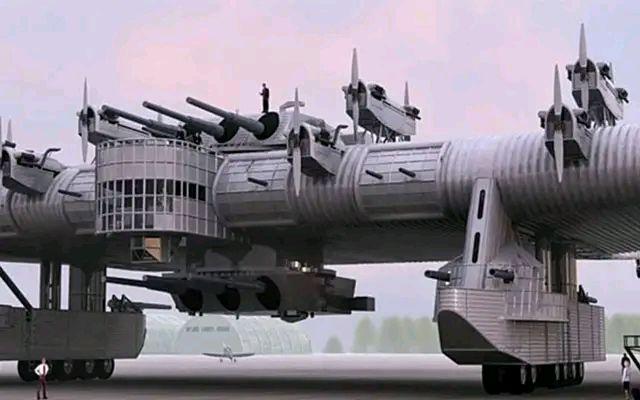 曾经的黑科技武器空中战列舰k7毁灭者