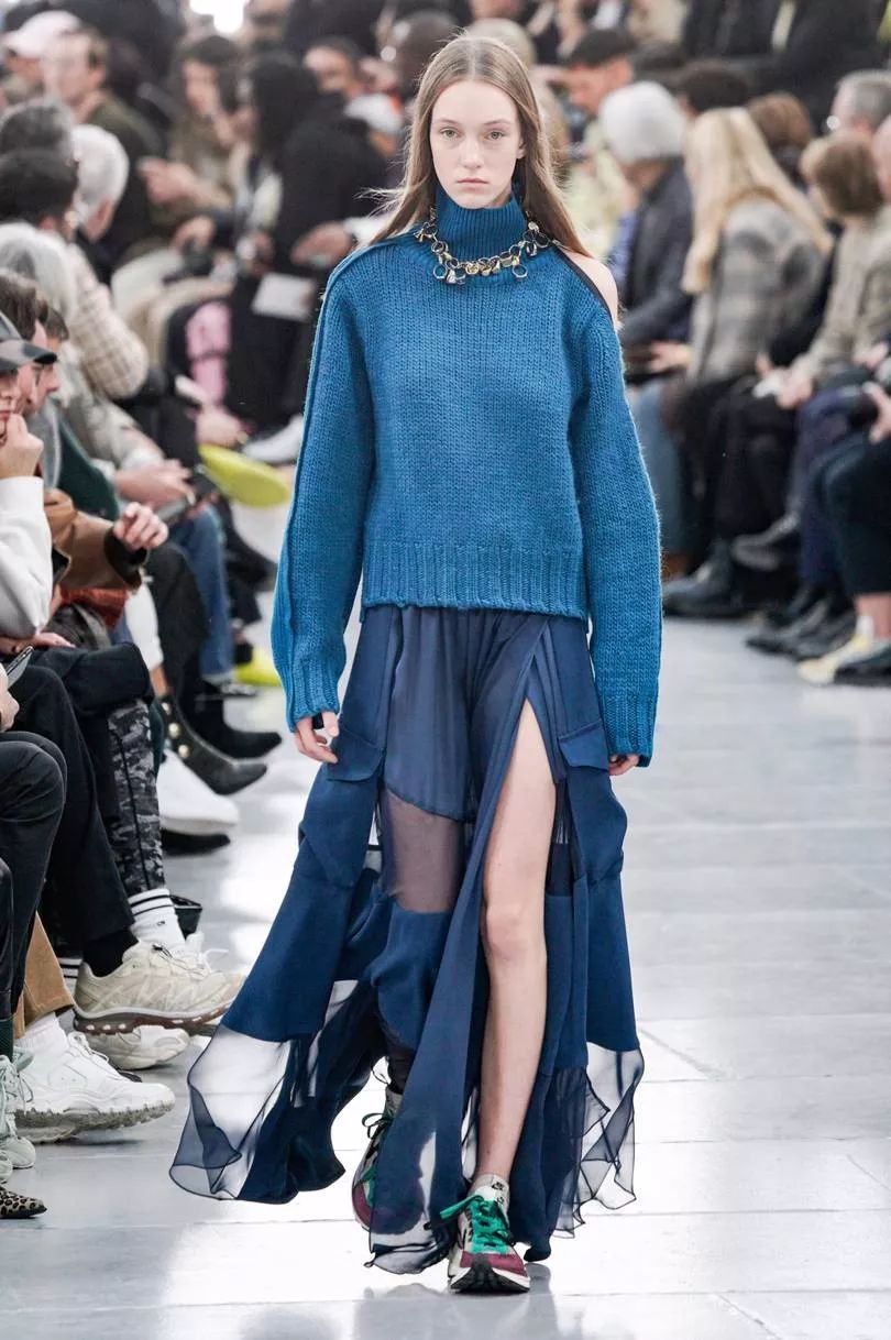 超实穿军旅风及朋克风的混搭大表姐霸气全开丨sacaifallwinter2020