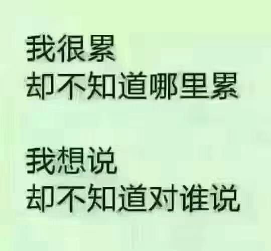 来世不再做人好累