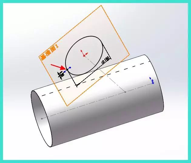 斜交不等径圆柱管三通如何做展开