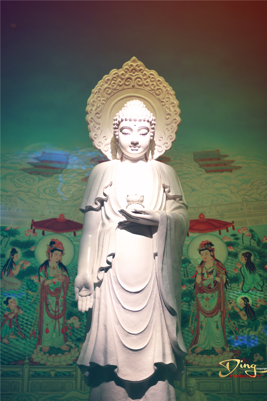 南京大报恩寺旅游拍摄的一组佛像,人生要心中有佛,正月静心在家