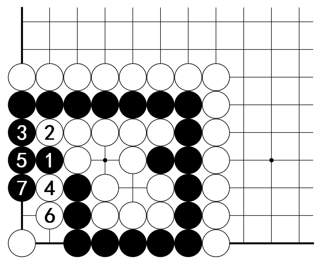 围棋趣味死活题(两头蛇)
