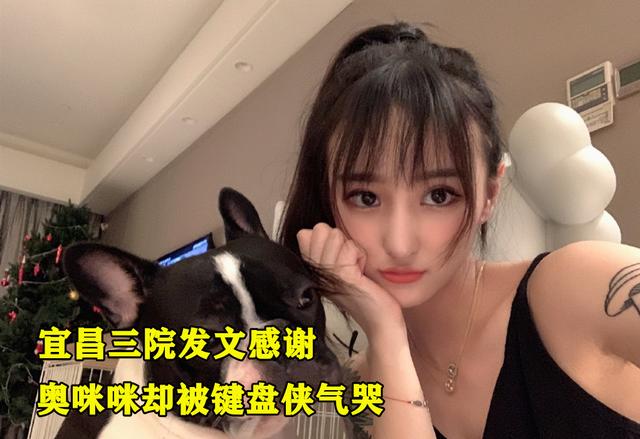 原创uzi捐赠4万个口罩,宜昌三院发文感谢,奥咪咪却被键盘侠气哭了