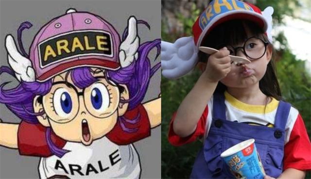 原创比小学生还小的娃也玩cos祢豆子神还原灵公主变超可爱混血儿