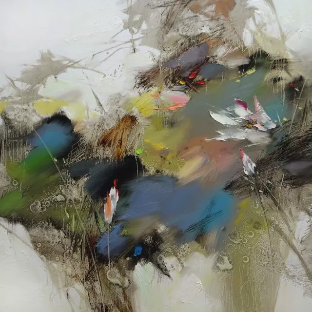 画布上的灵动与激情罗晓平油画作品赏析