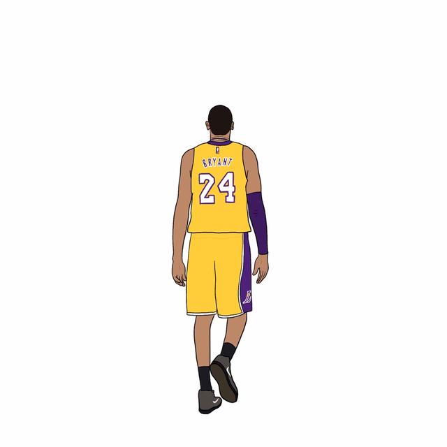 凌晨四点的洛杉矶太阳依旧升起, 但是那个身披8号和24号球衣的男人也