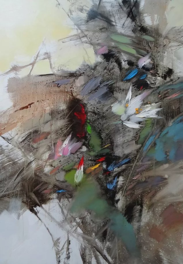 画布上的灵动与激情罗晓平油画作品赏析