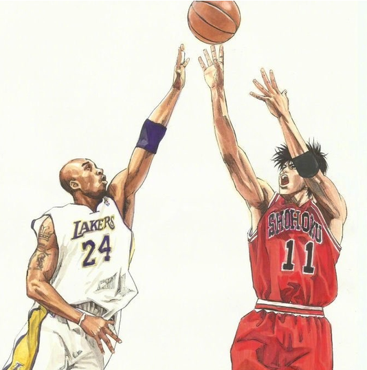 泪奔灌篮高手作者两字致哀科比网友p图飞侠封盖流川枫催泪