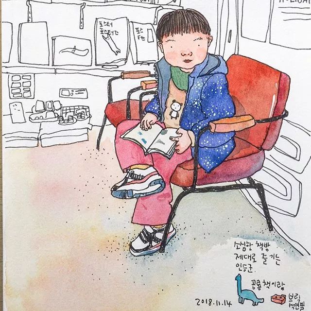 在家没事画画一幅画一段记忆会画画真好