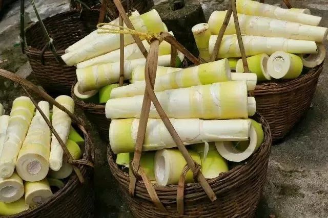 蓝山笋干↓↓↓造就了远近闻名的绿色特产石灰岩自然条件再凭借富含多