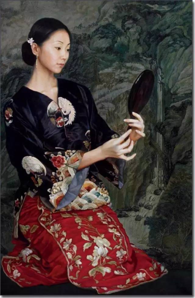 东方美女油画150幅