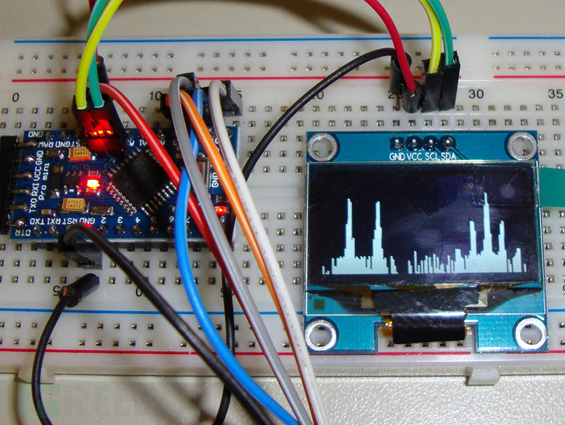 自己动手diy一台24g简易频谱仪