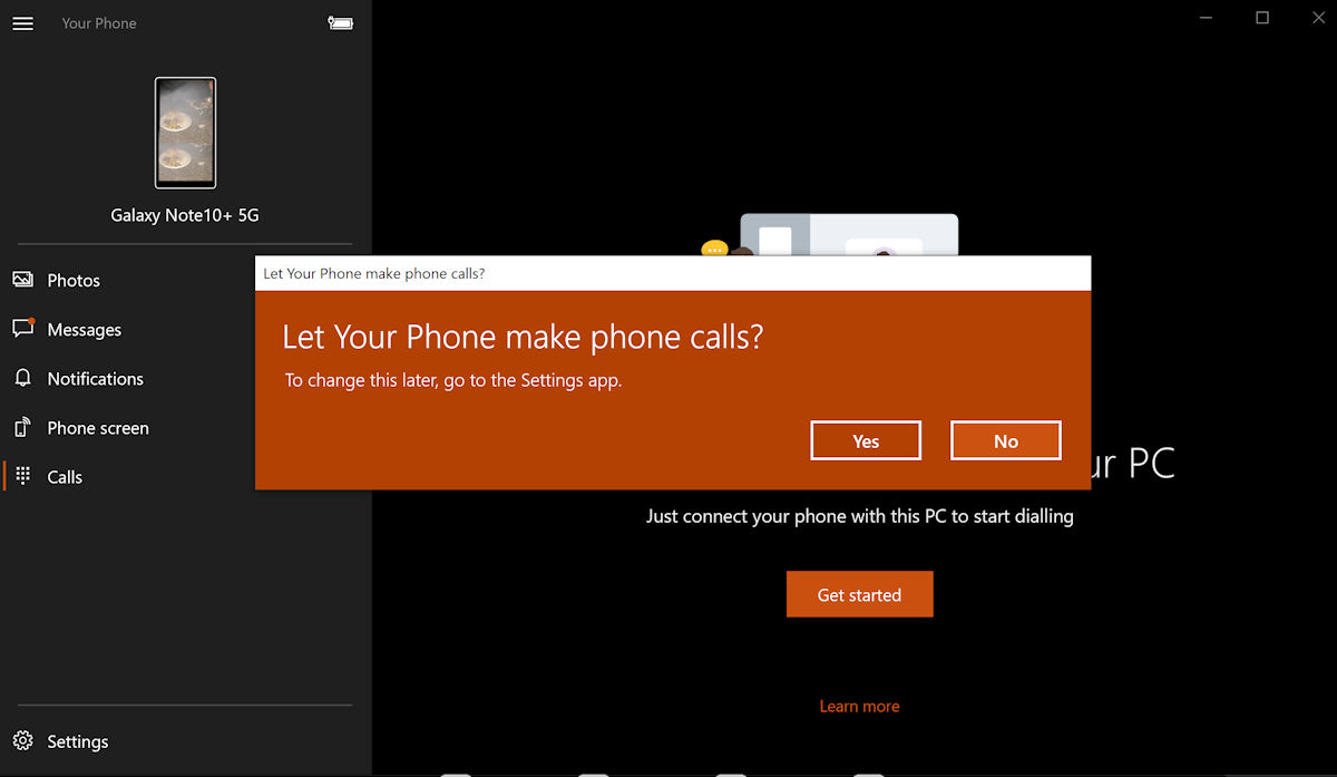 微软Your Phone应用现已正式支持电话呼入呼出
