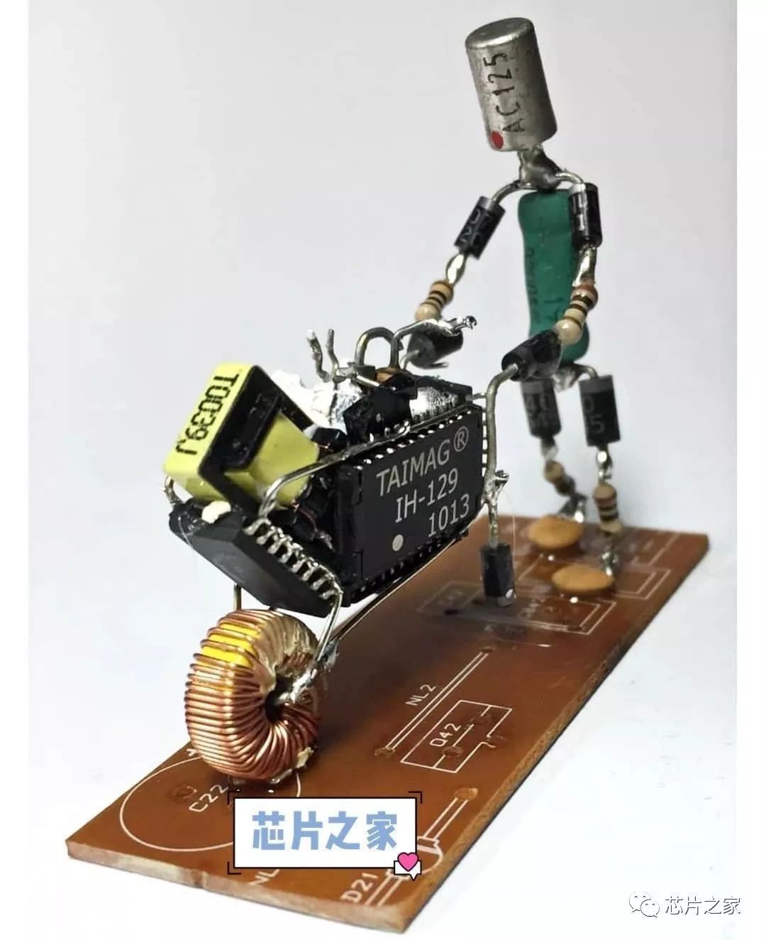一大波电子元器件艺术品分享给大家!