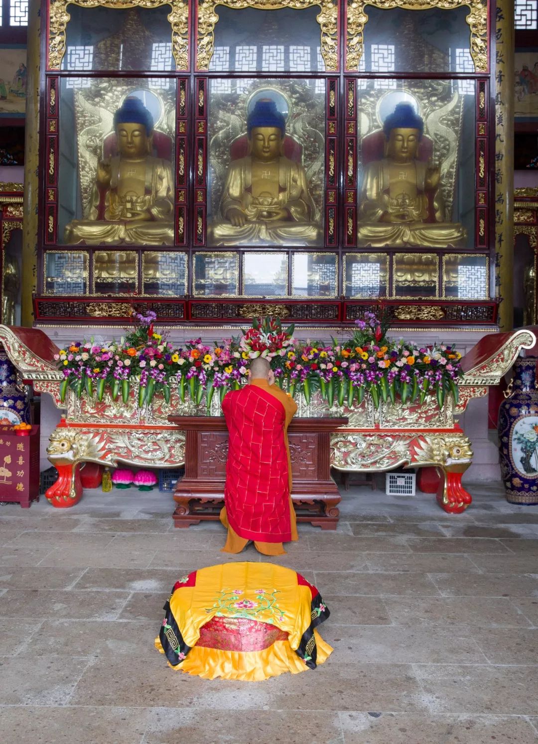 象山等慈禅寺启建护国消灾祈福法会