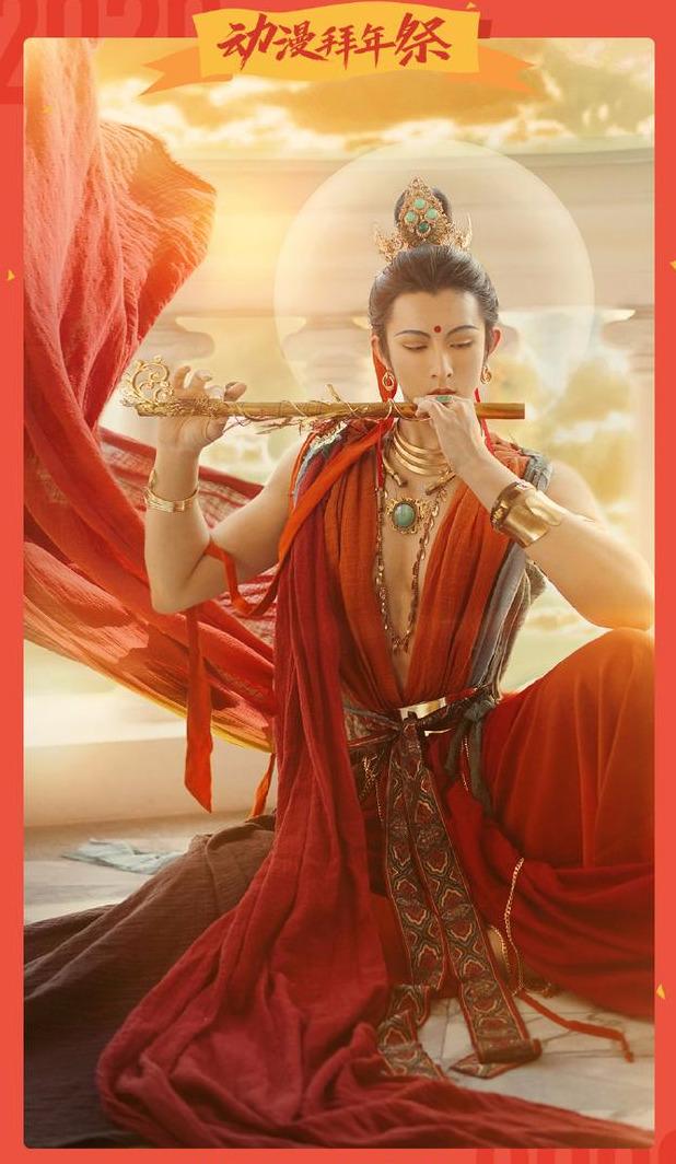 小梦又出最新版敦煌主题照片,红色主题你喜欢吗