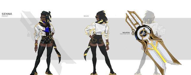 lv至臻赛娜原画公布超大lv标志异常抢眼