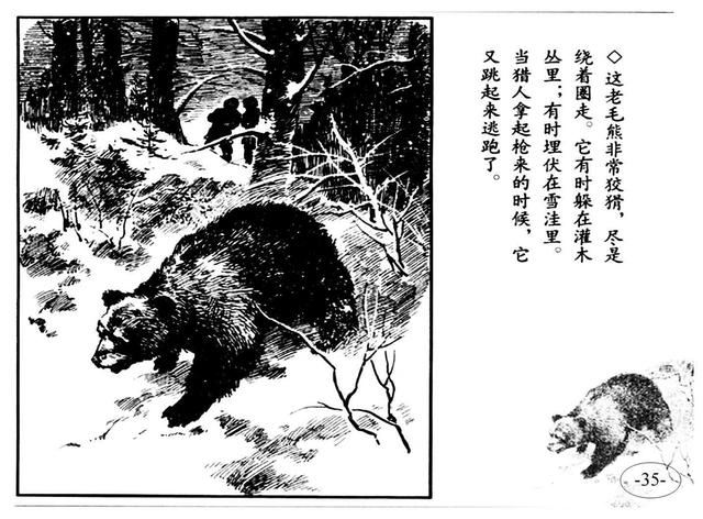 华三川作品秘密吃熊心连环画故事