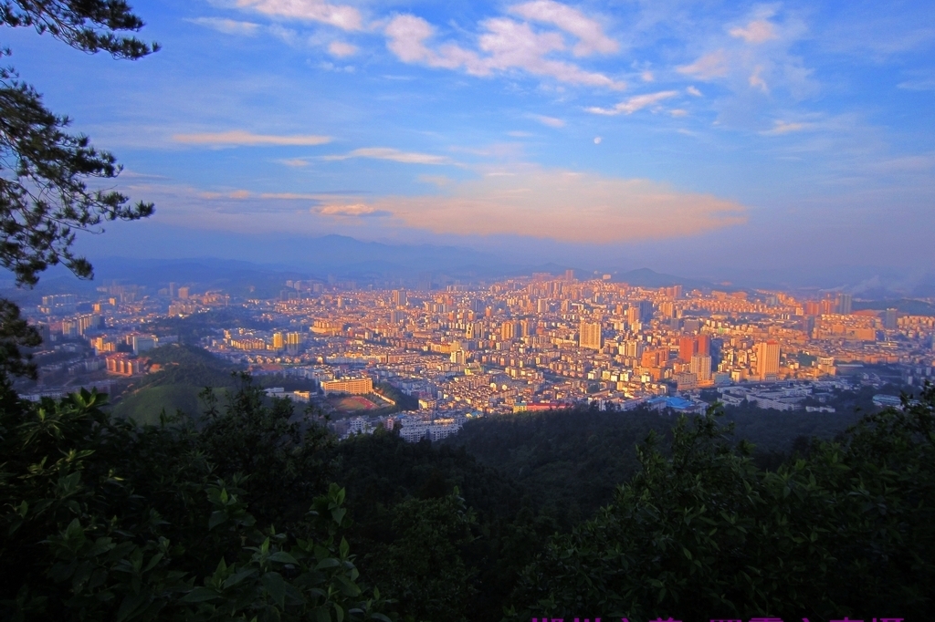 航拍最美郴州网友湖南最美最宜居的城市