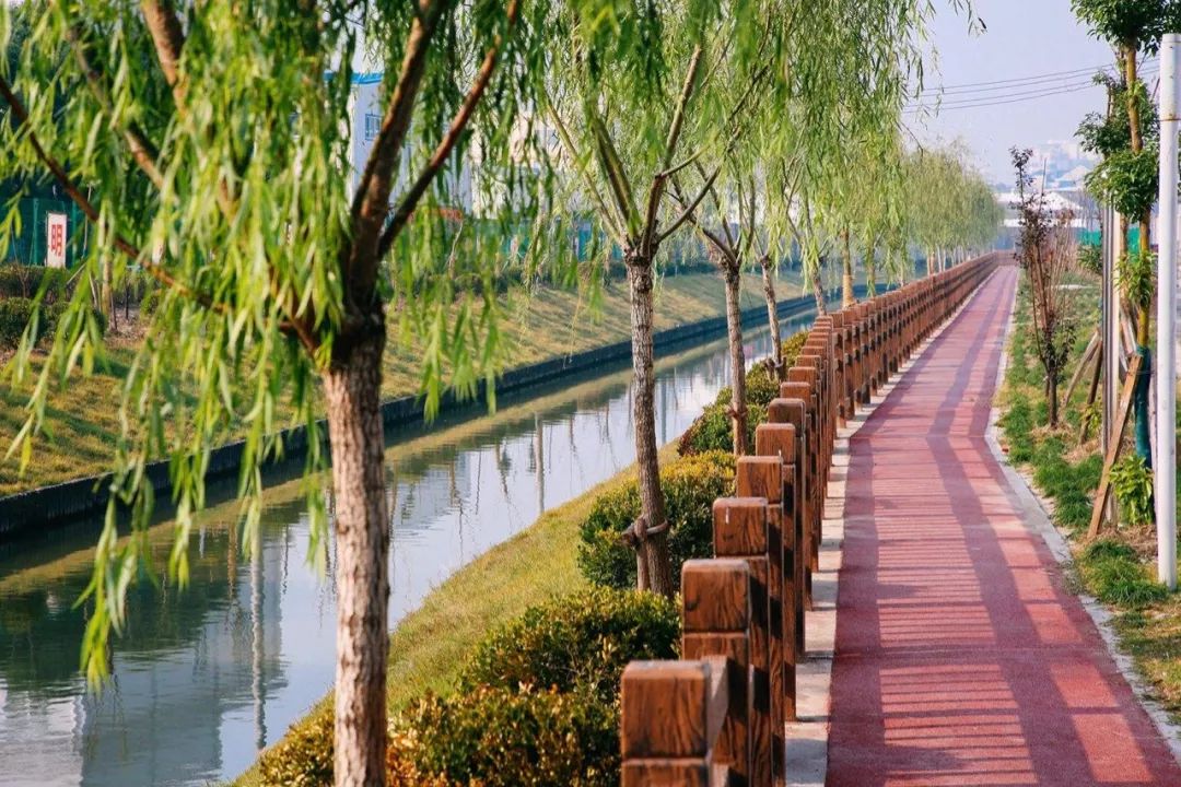 开阔,孤独,当游步道以它的沉默只是失去了垂钓者的贪婪冥寂的河道下