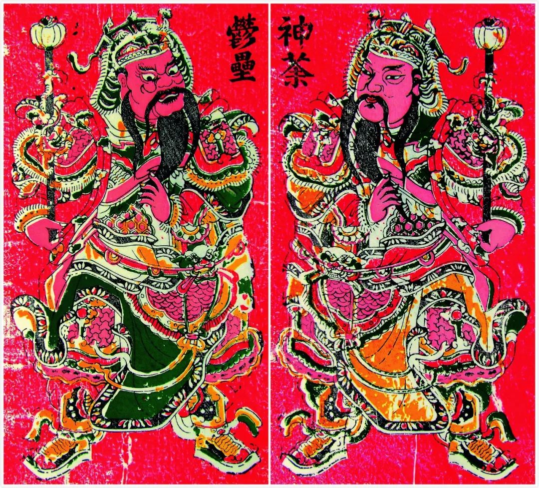 最早的门神:神荼 郁垒而且,门也是鬼怪凶邪入侵家宅的必然之路,它的