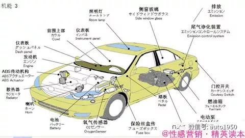 汽车车身结构图解剖图图片