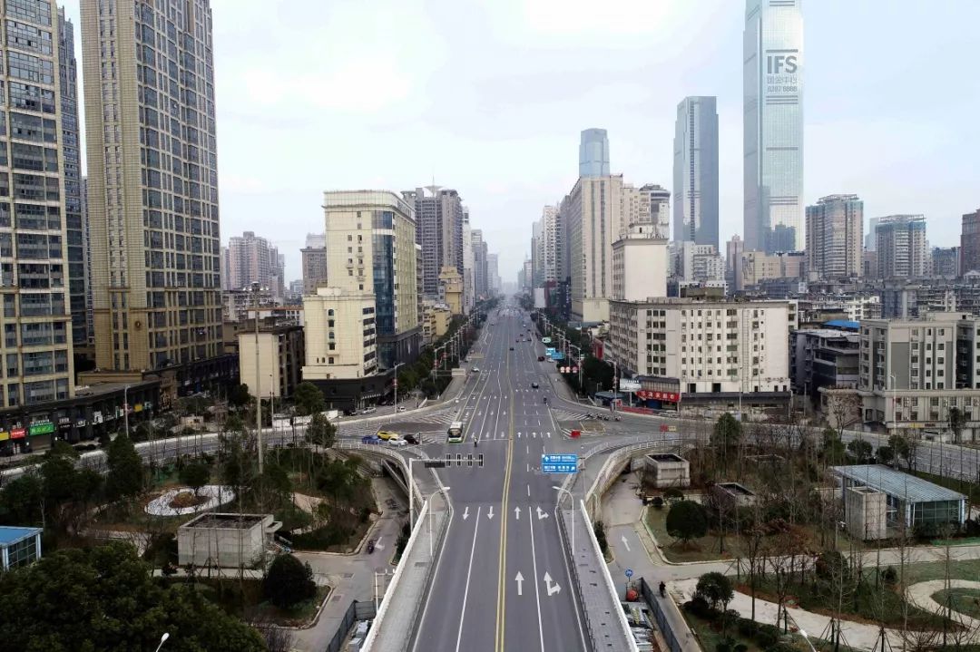 航拍长沙城空城长沙让你感觉孤冷也让你感觉温暖