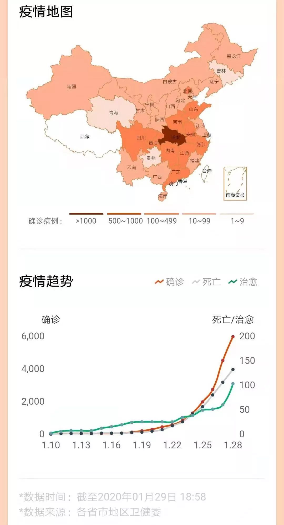 疫情图实时图片