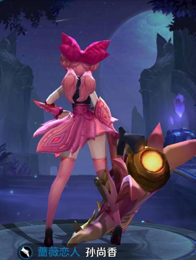 王者荣耀:峡谷中的大长美腿英雄,杨玉环很美感,而嫦娥实至名归