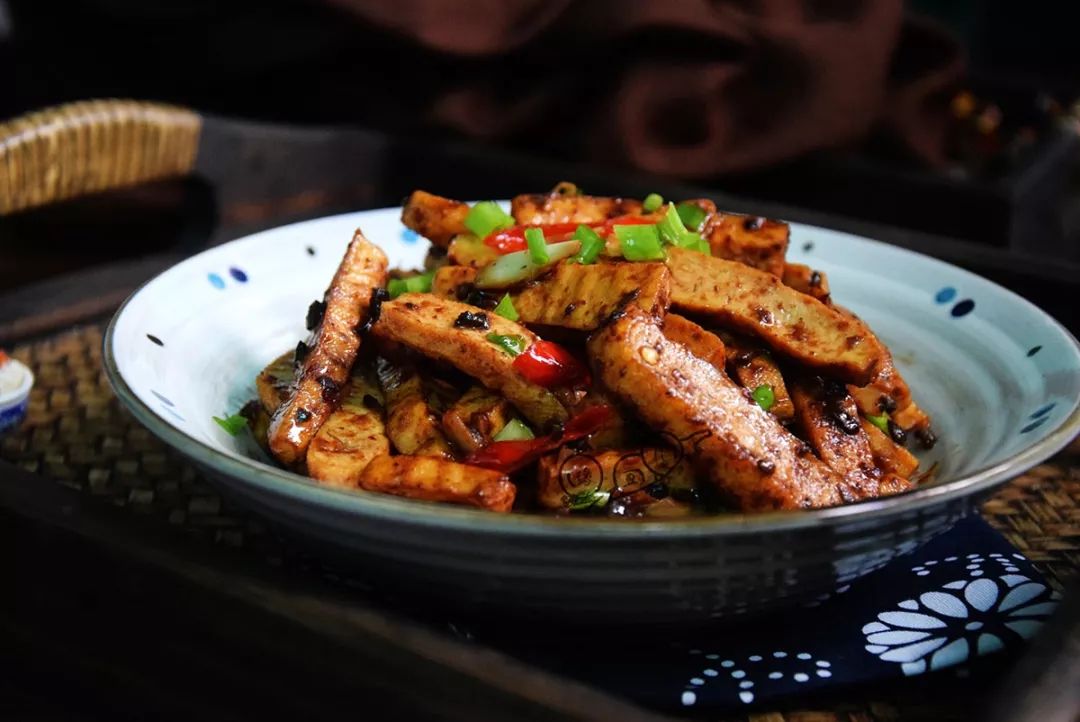 让豉汁豆干豉香浓郁咸香爽口的做法