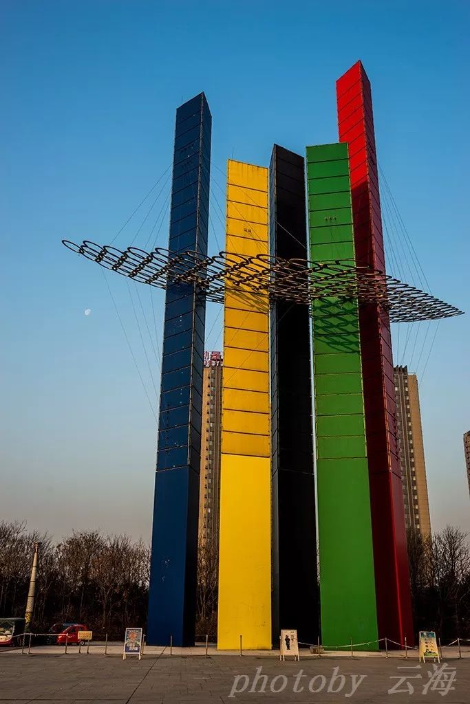 漫行潍坊潍坊安顺广场冬景