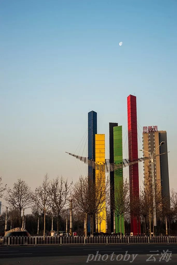 漫行潍坊潍坊安顺广场冬景