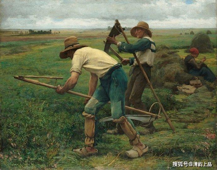 法国画家裘利恩·杜普荷的农民画——劳动之歌