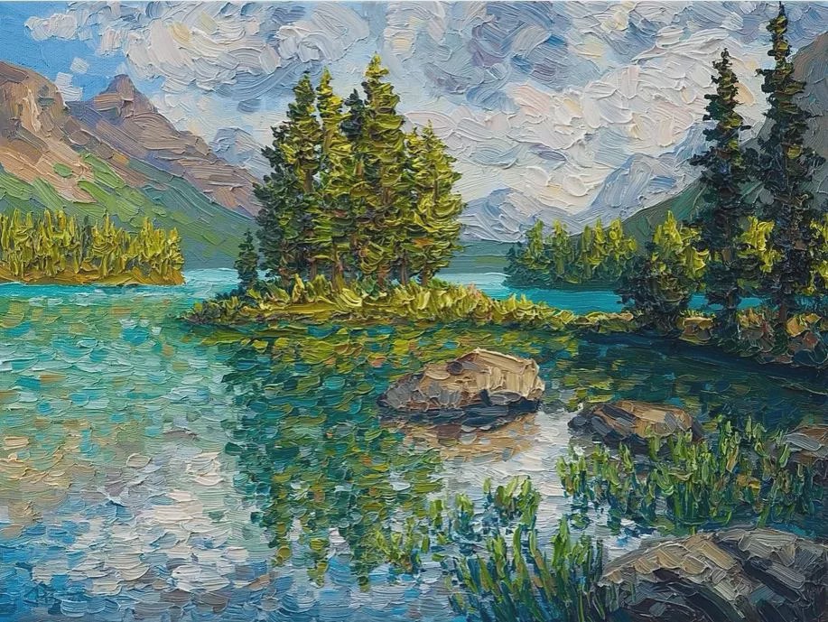 令人沉醉唯美壮丽的印象派风景油画