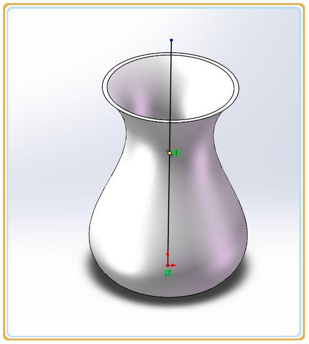 solidworks图文教程画一个带菱形格子的花瓶步骤详细