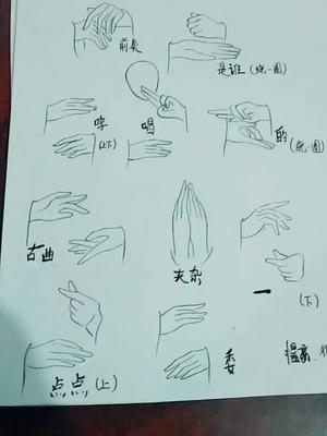 霸王别姬手势舞很喜欢的一个手势舞你学会了吗