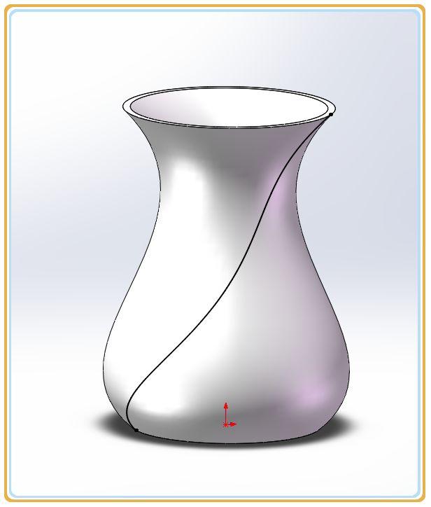 solidworks图文教程画一个带菱形格子的花瓶步骤详细