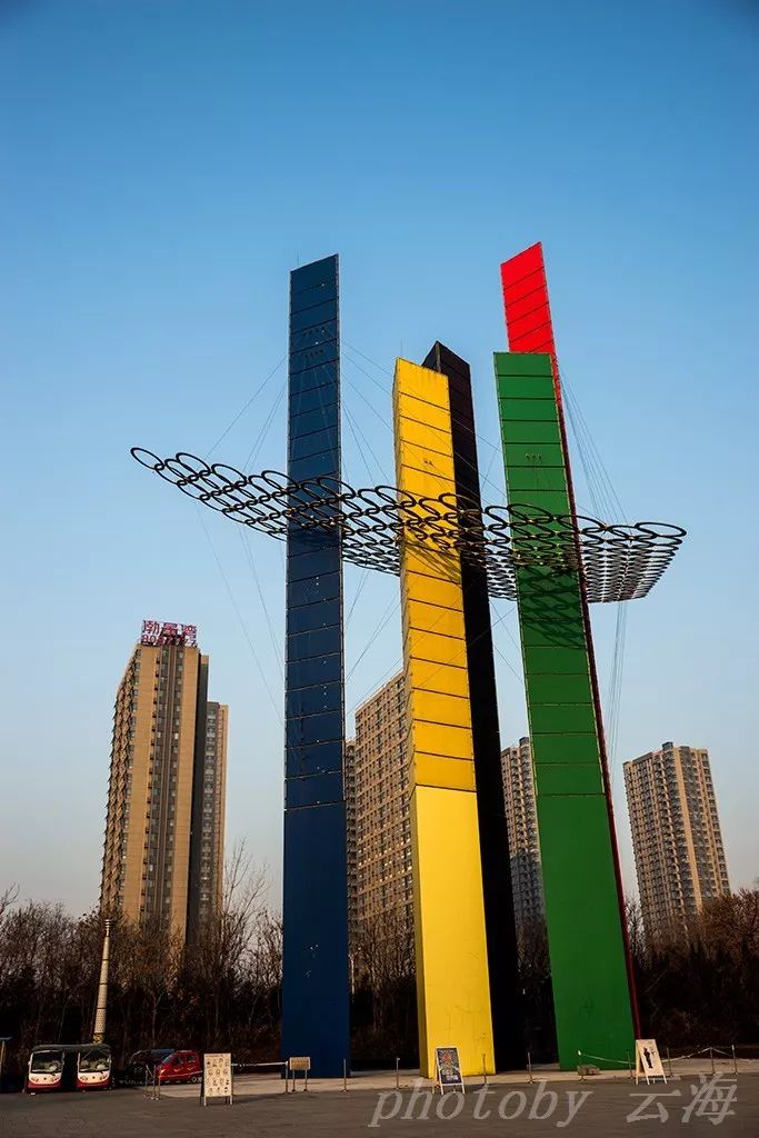 漫行潍坊潍坊安顺广场冬景