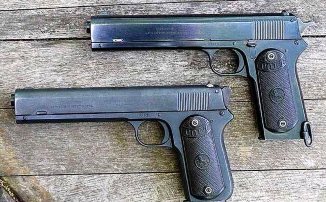 勃朗宁系列手枪中特立独行的存在 柯尔特m1902大型手枪
