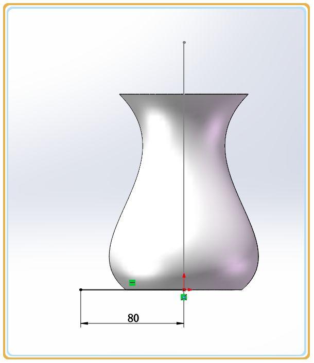 solidworks图文教程画一个带菱形格子的花瓶步骤详细