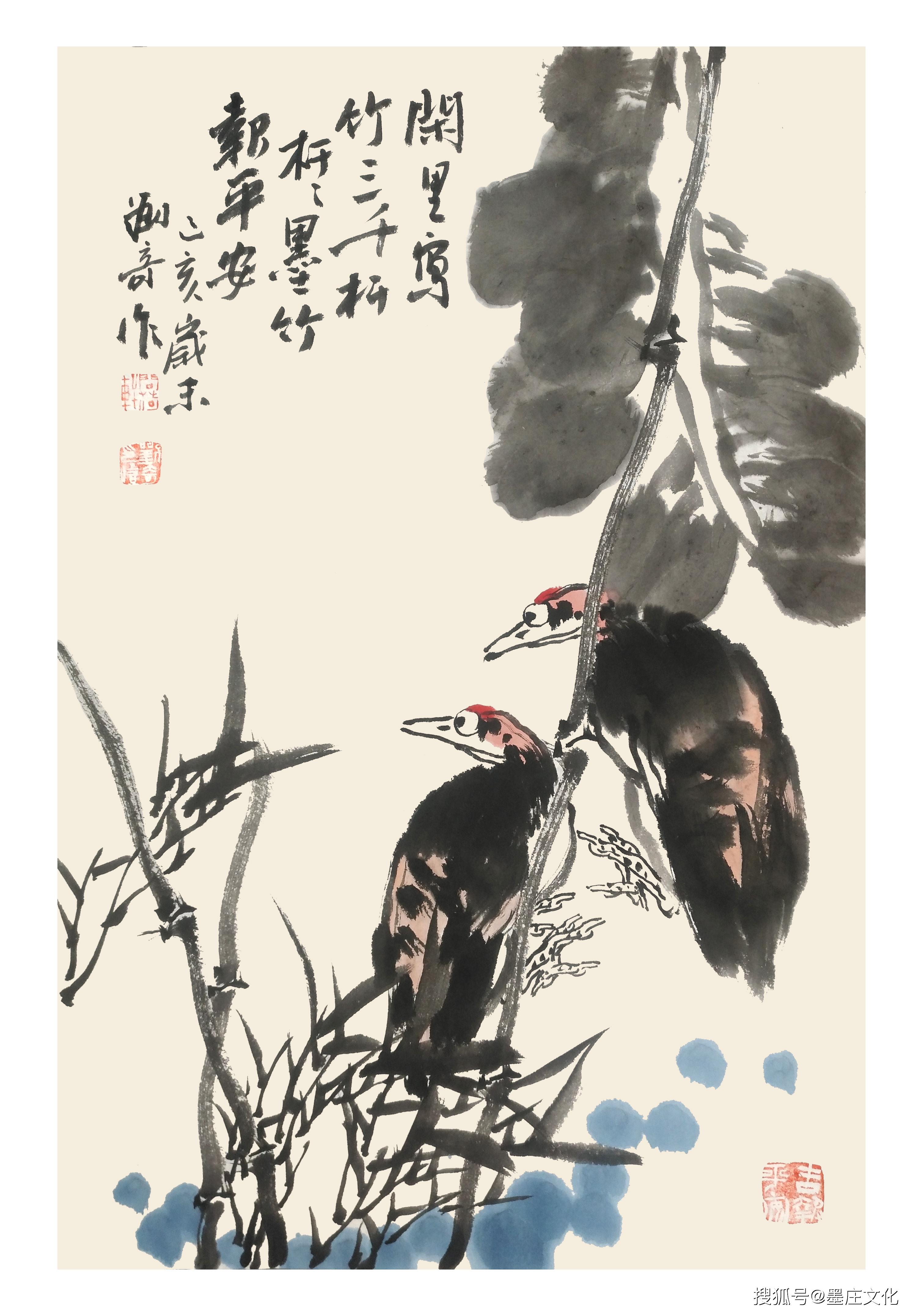 《欲借东风寻旧友,江城内外早逢春》湖南画家刘奇为武汉祈福!