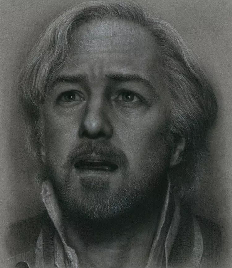 人物素描肖像,韩国青年画家jw-jeong