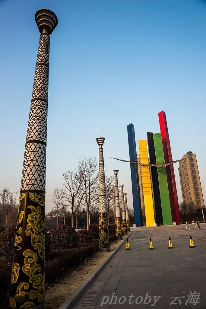 漫行潍坊潍坊安顺广场冬景