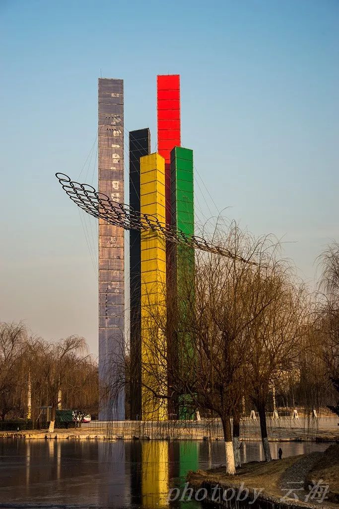 漫行潍坊潍坊安顺广场冬景