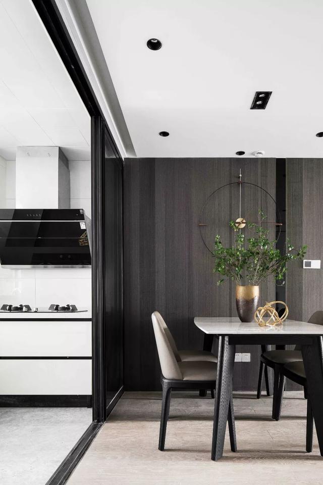 原创150㎡现代极简,高级黑白配,时尚端庄的氛围