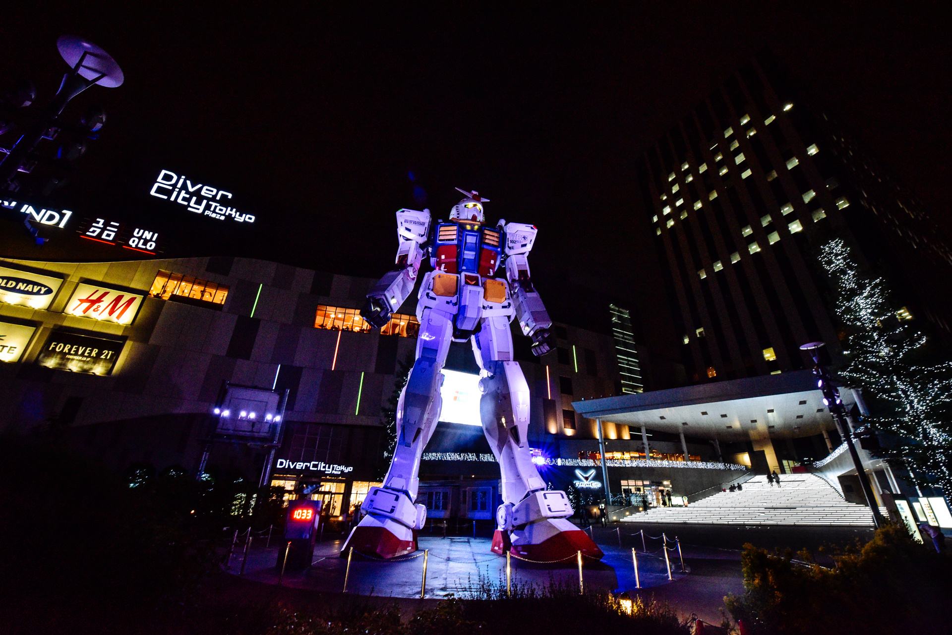 东京台场实拍超清手机电脑壁纸高达迷们我尽力了