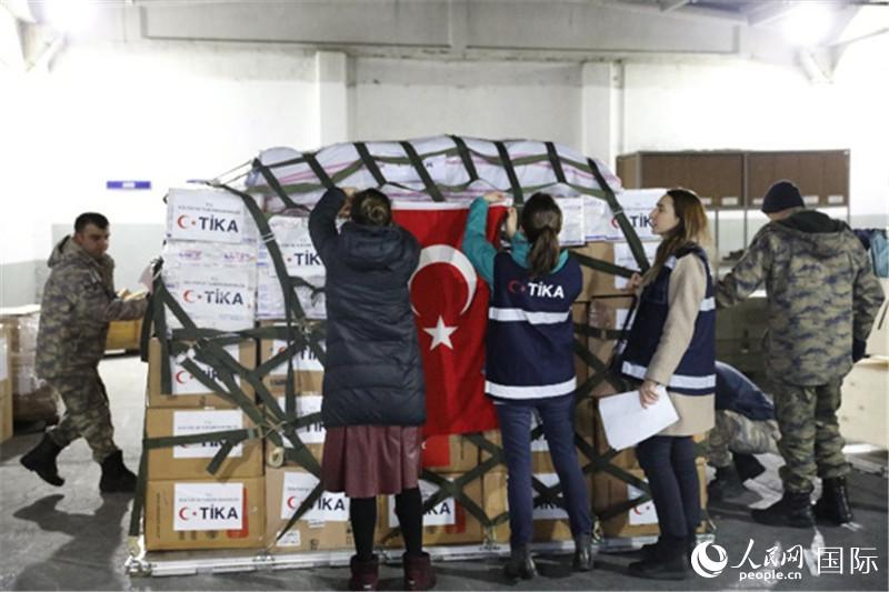 土耳其向中国提供医疗物资援助