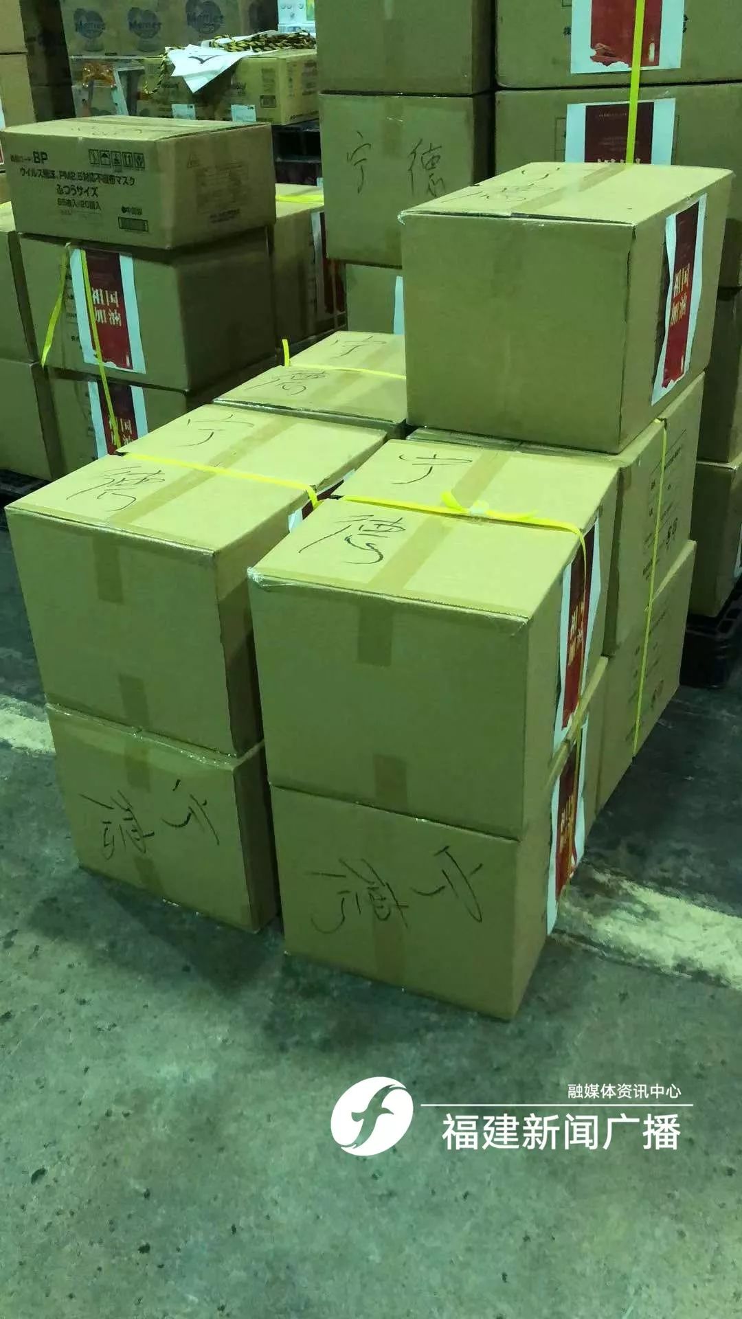 昨夜32万个口罩从海外空运到福州在祖国需要时这群福建人闷声干了件